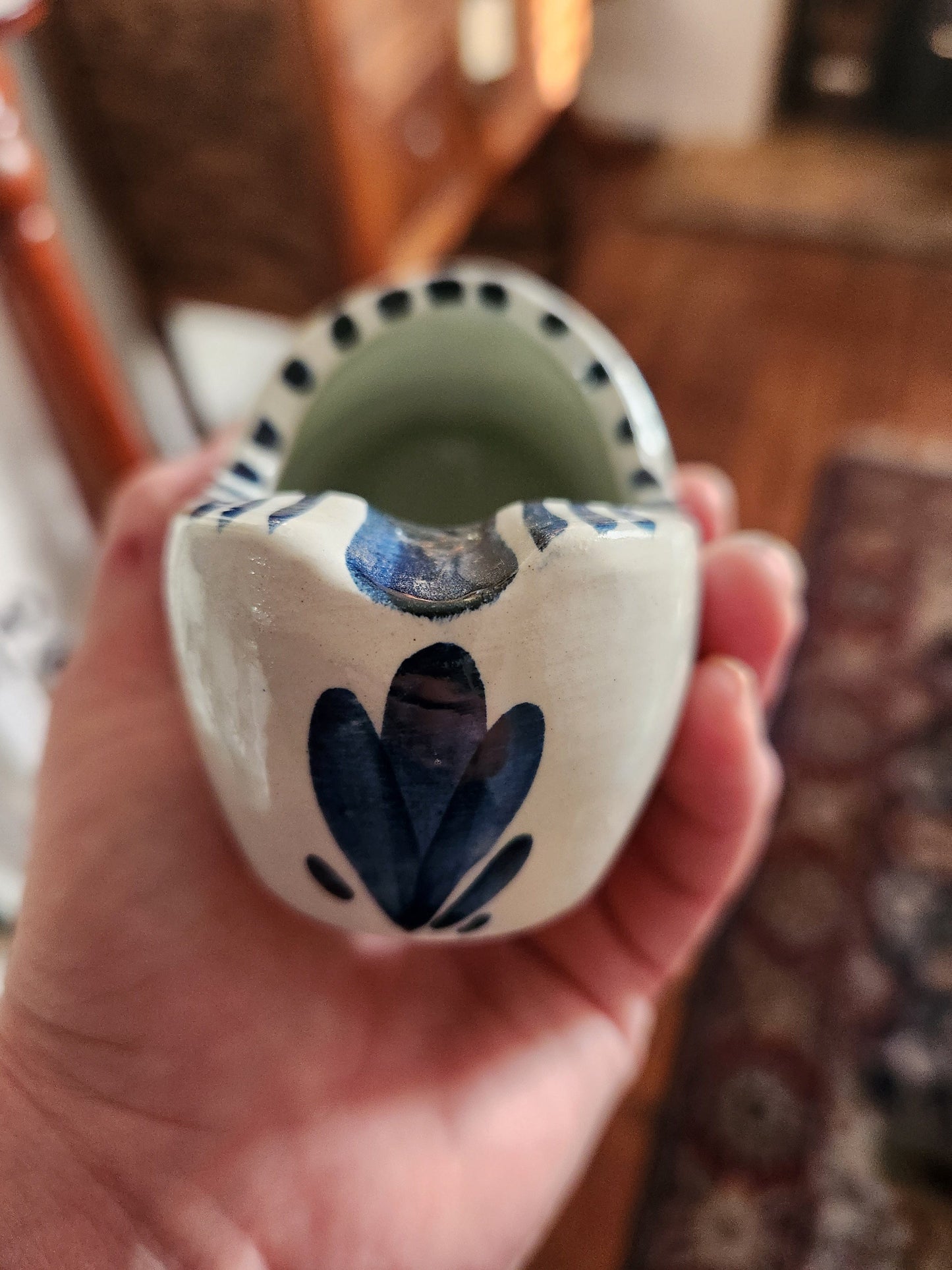 Bowerbird Cottage Delft Clog Ashtrays (Pair)