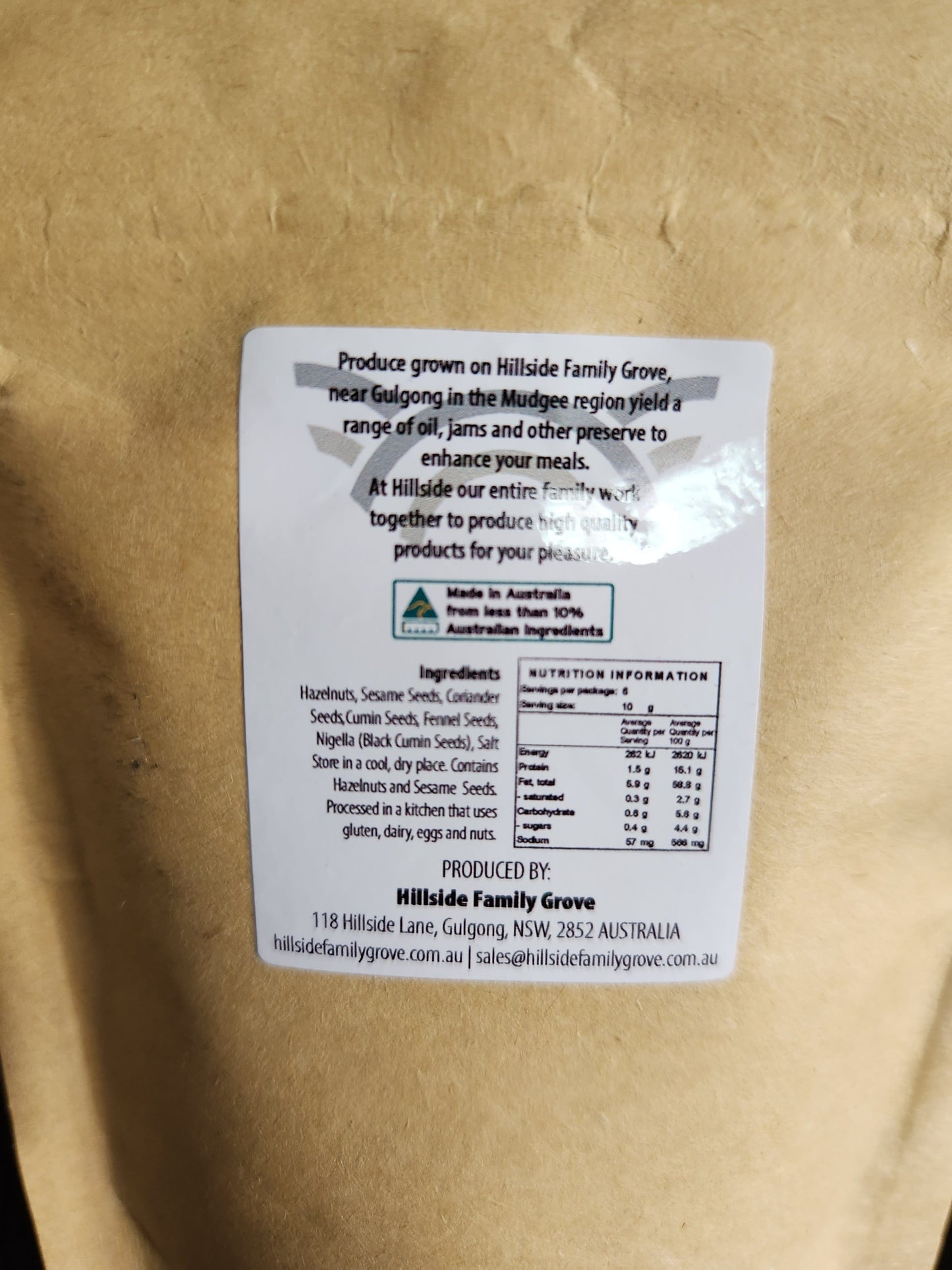 Bowerbird Cottage Dukkah 80g