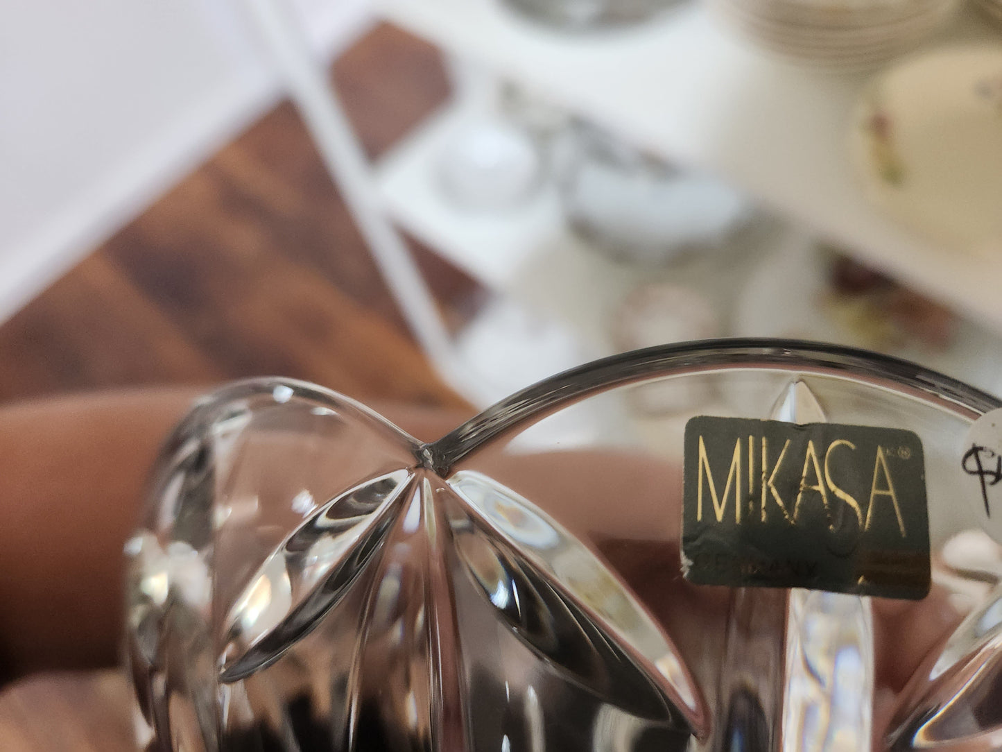 Bowerbird Cottage Mikasa Crystal Bowl