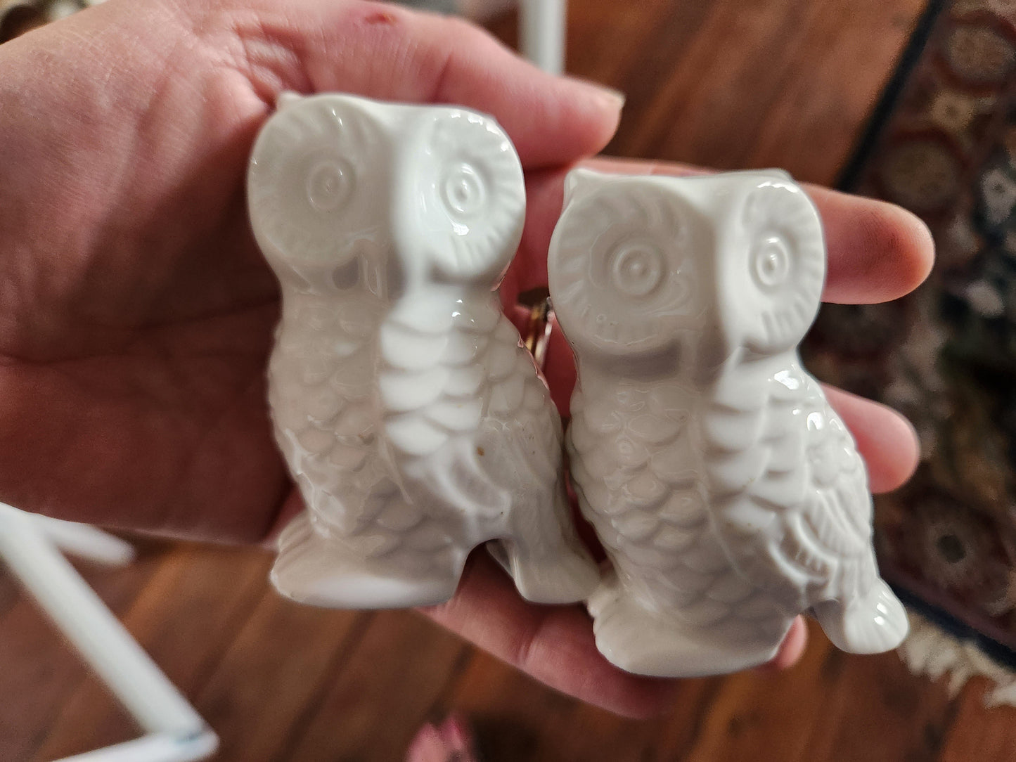 Bowerbird Cottage Owl Salt & Pepper Shakers