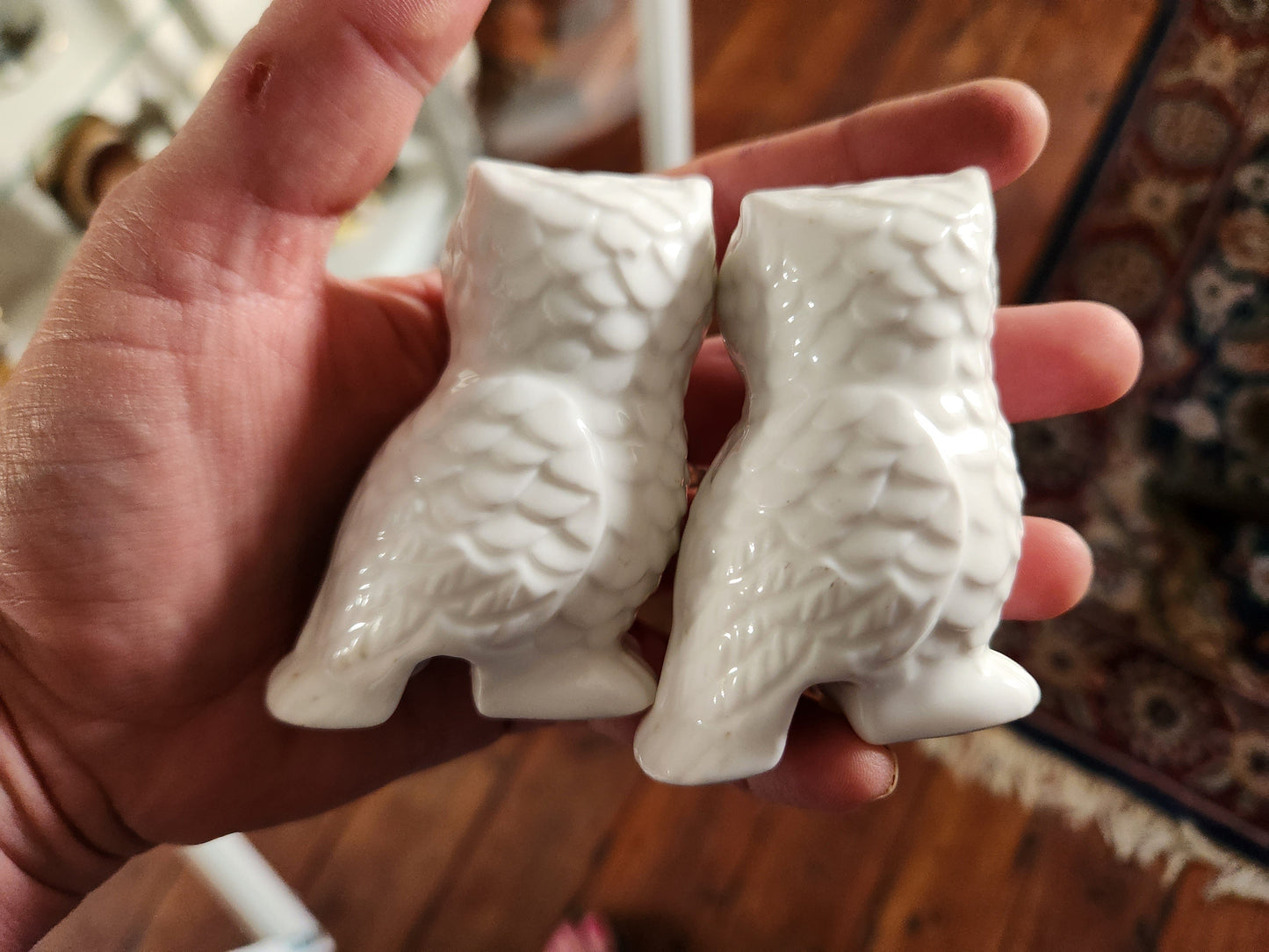 Bowerbird Cottage Owl Salt & Pepper Shakers