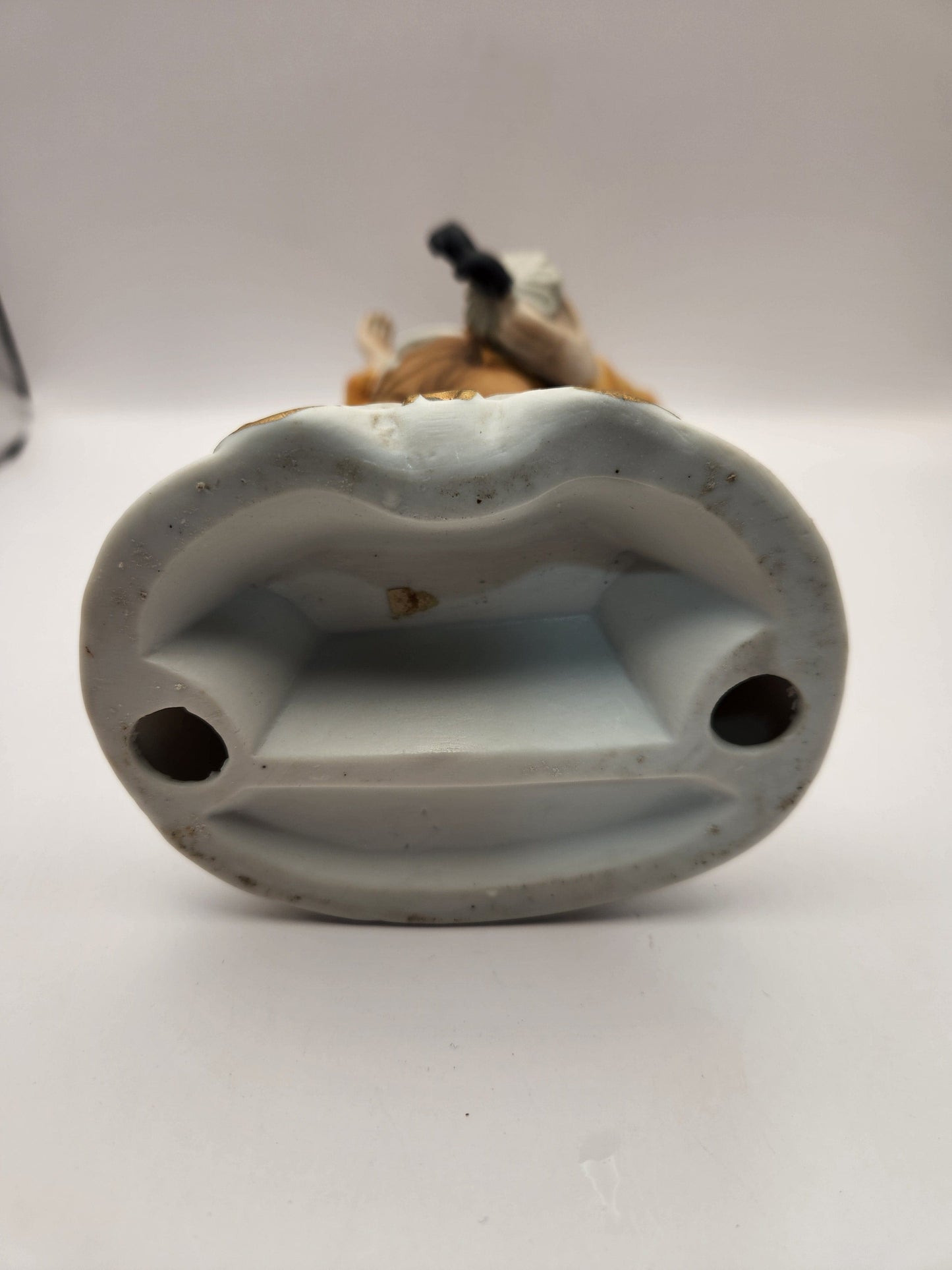 Bowerbird Cottage Porcelain Figurine - Old Man w/ Umbrella