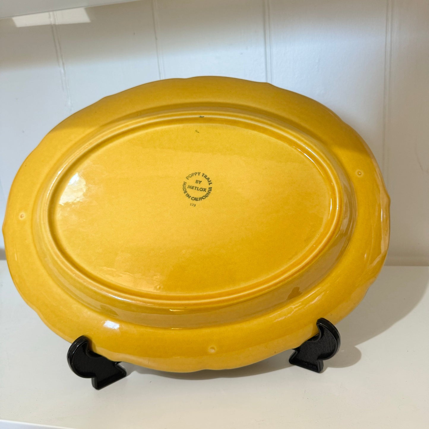 Bowerbird Cottage Retro Serving Platter - Poppy Trail by Metlox