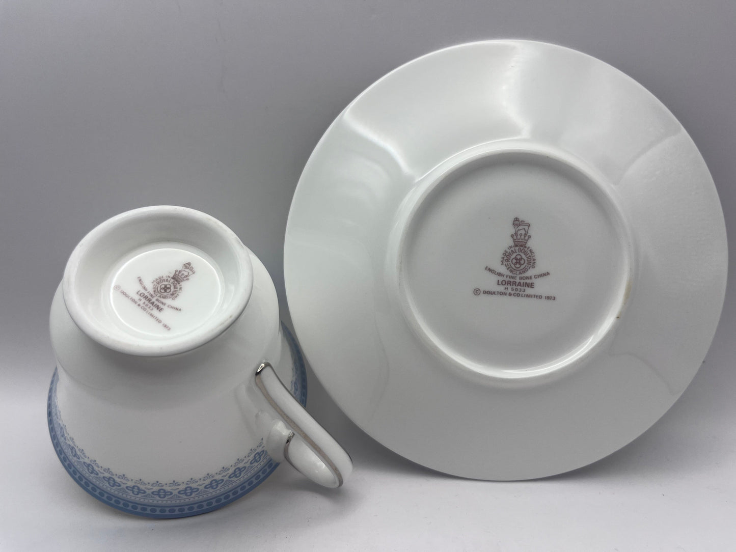 Bowerbird Cottage Royal Doulton Lorraine Cup & Saucer set