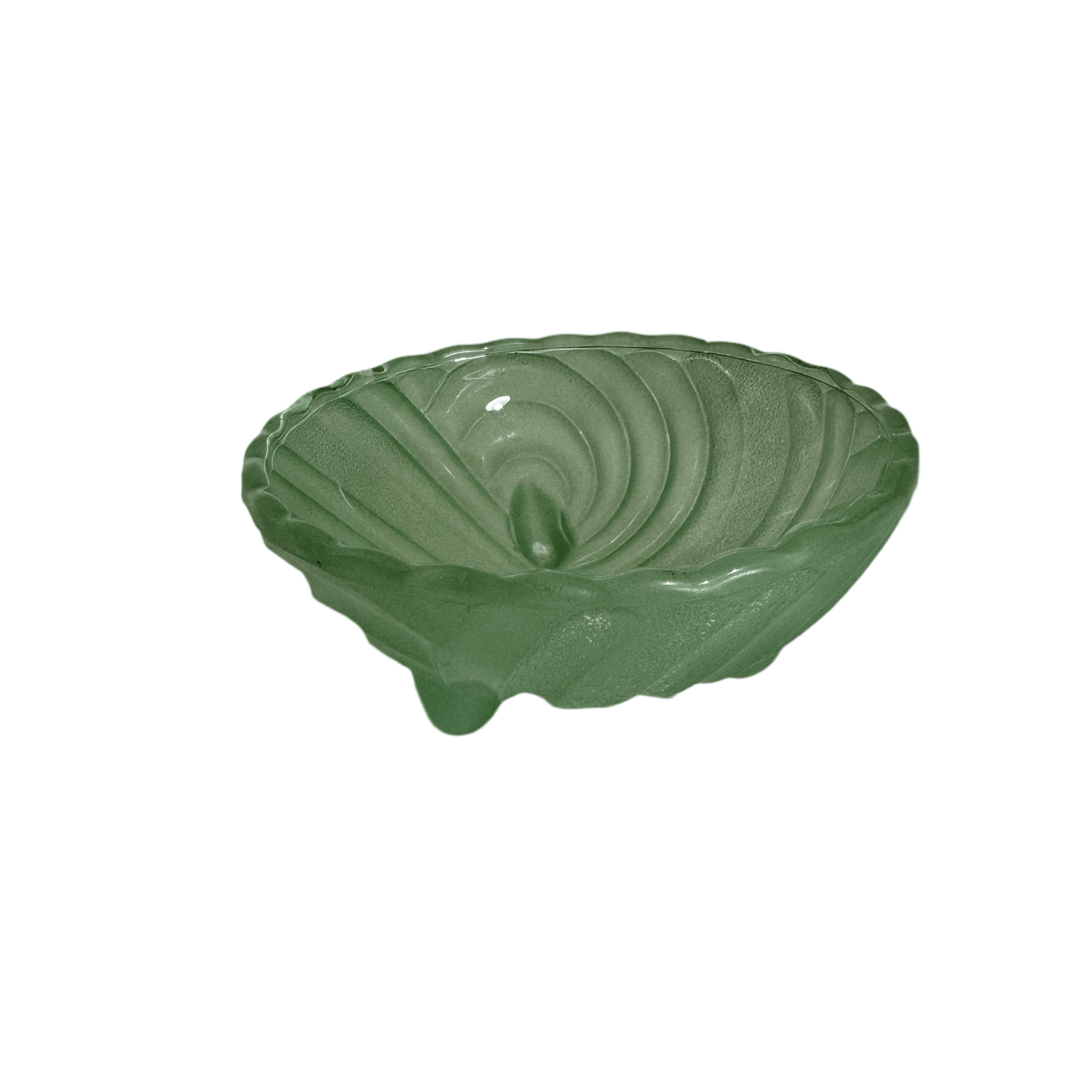 Bowerbird Cottage  Art Deco Green Glass Bowl set