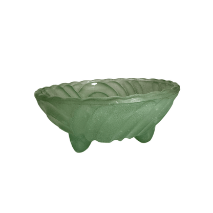 Bowerbird Cottage  Art Deco Green Glass Bowl set