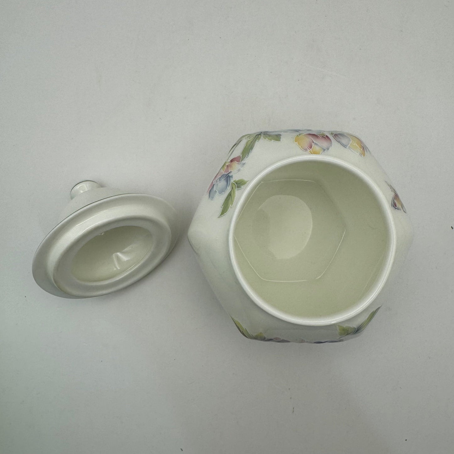 Bowerbird Cottage  Aynsley Celeste Fine Bone China Covered Sugar Bowl