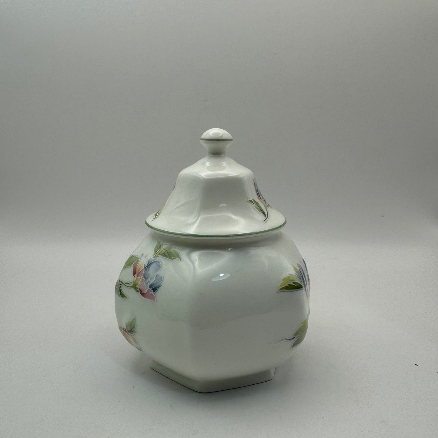 Bowerbird Cottage  Aynsley Celeste Fine Bone China Covered Sugar Bowl