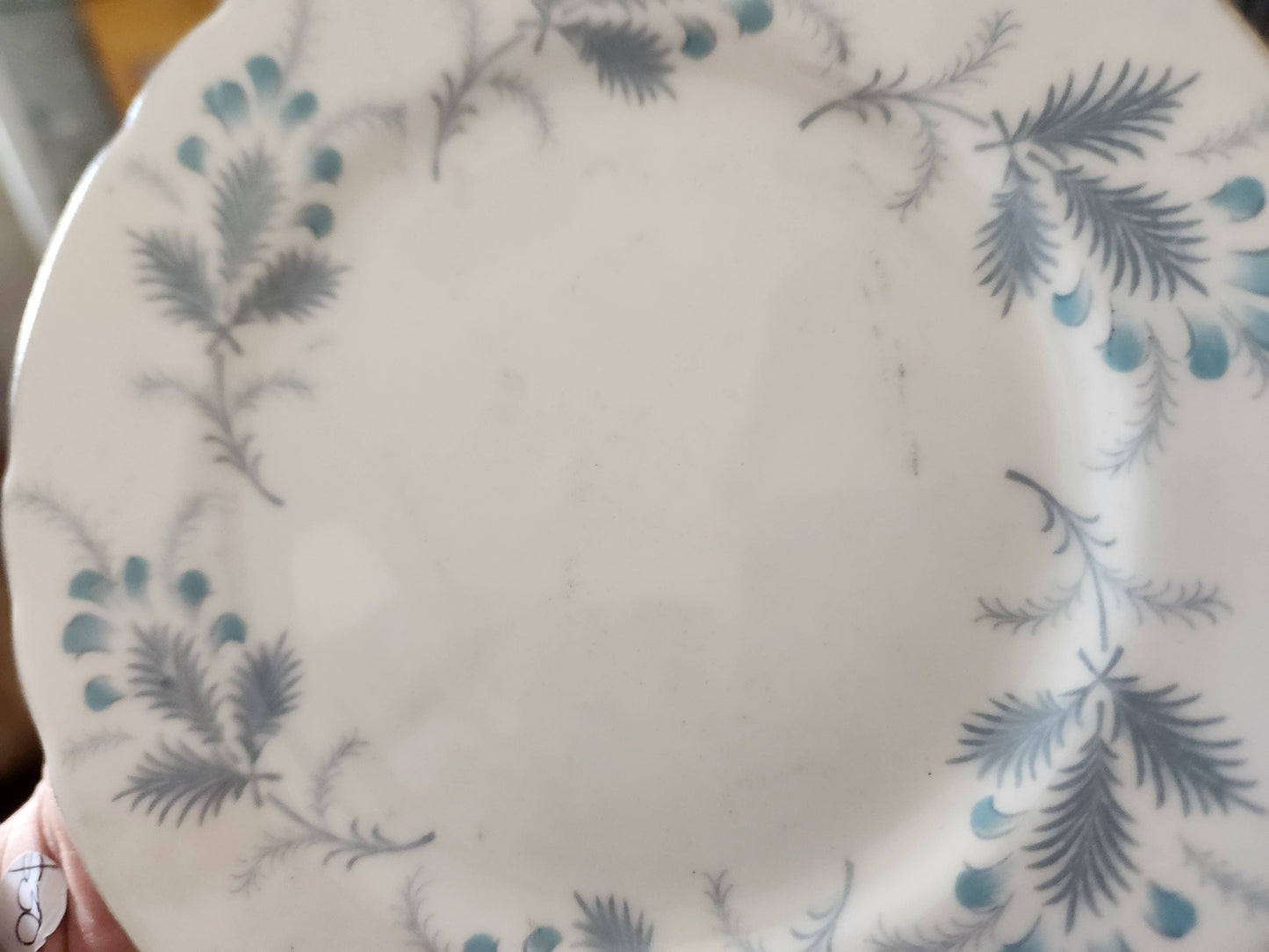 Bowerbird Cottage  Aynsley 'Las Palmas' Cake Stand / Tea Set (3 place + ) Blue Floral