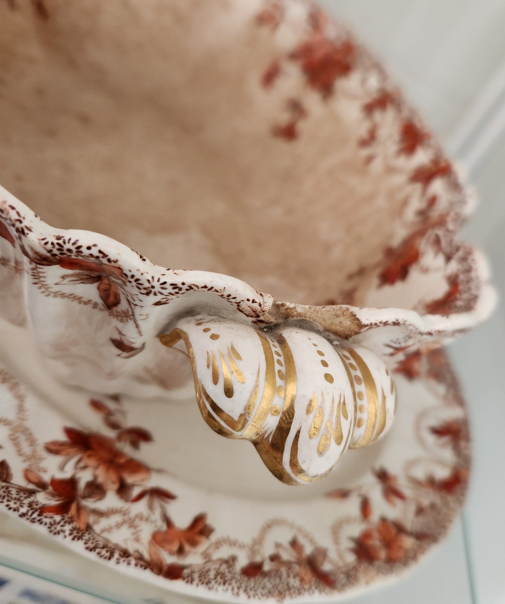 Bowerbird Cottage  Copeland Spode Serving Dish and Platter (1897)