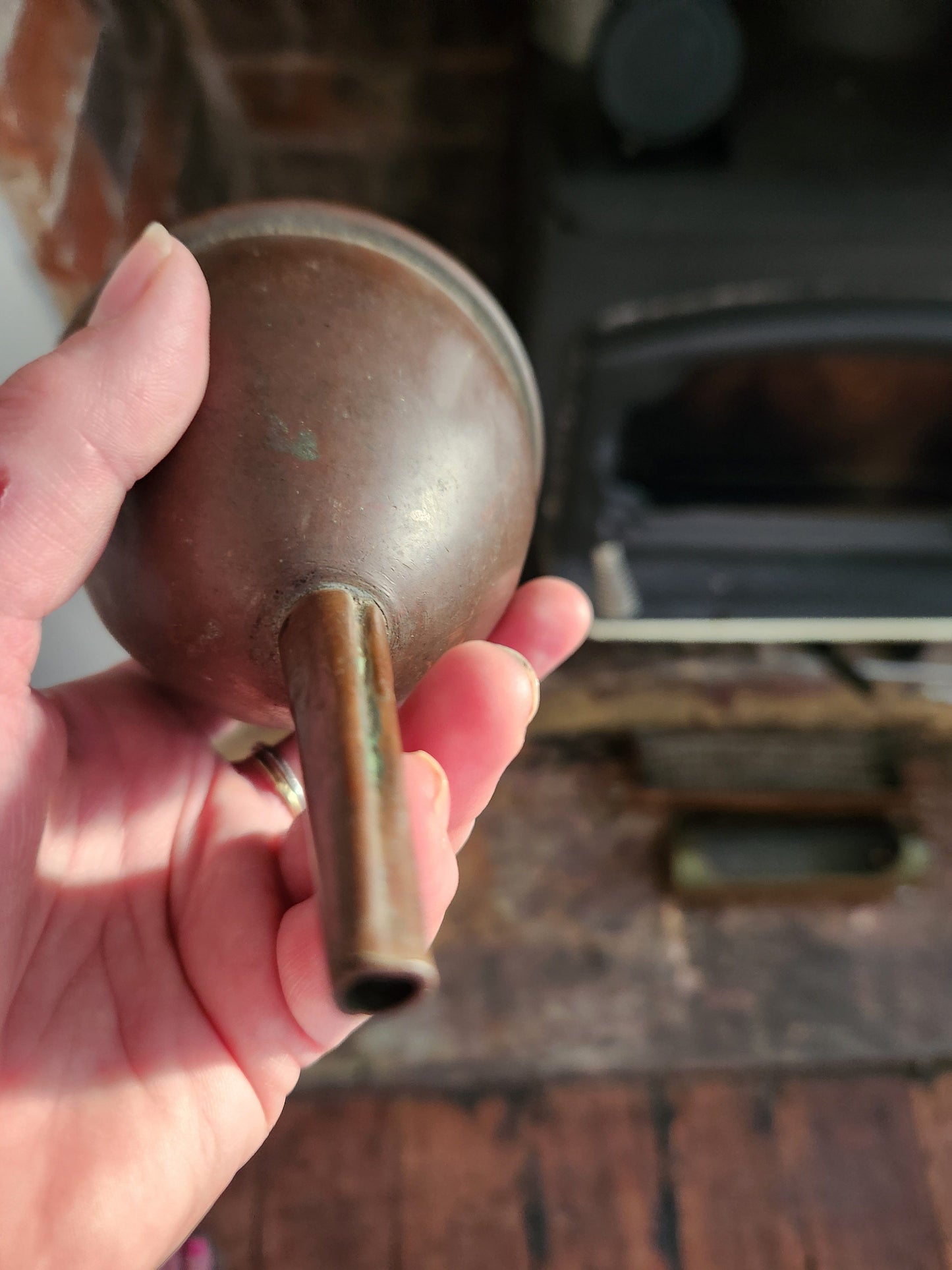 Bowerbird Cottage  Copper Funnel