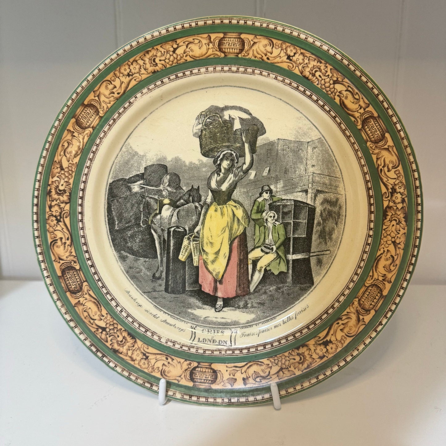 Bowerbird Cottage  Cries of London by Adams Dinner Plate