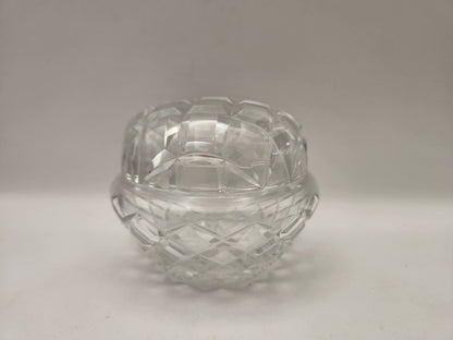 Bowerbird Cottage  Cut Glass Lidded Dish