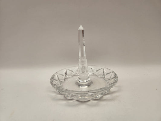 Bowerbird Cottage  Cut Glass Ring Holder (Dressing Table piece)