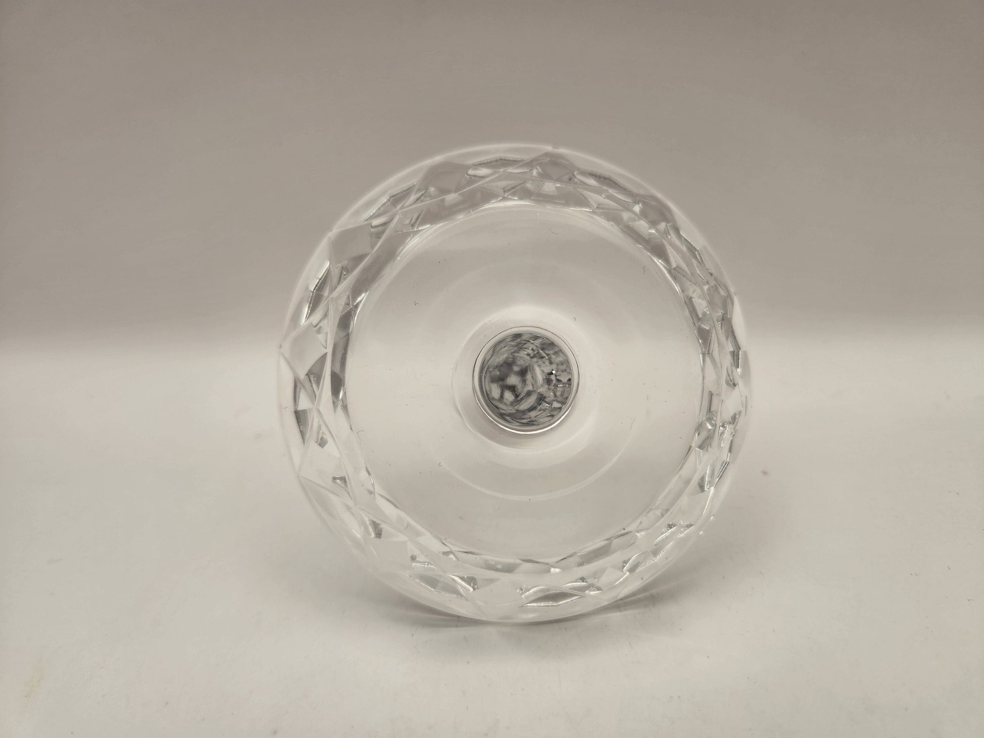 Bowerbird Cottage  Cut Glass Ring Holder (Dressing Table piece)