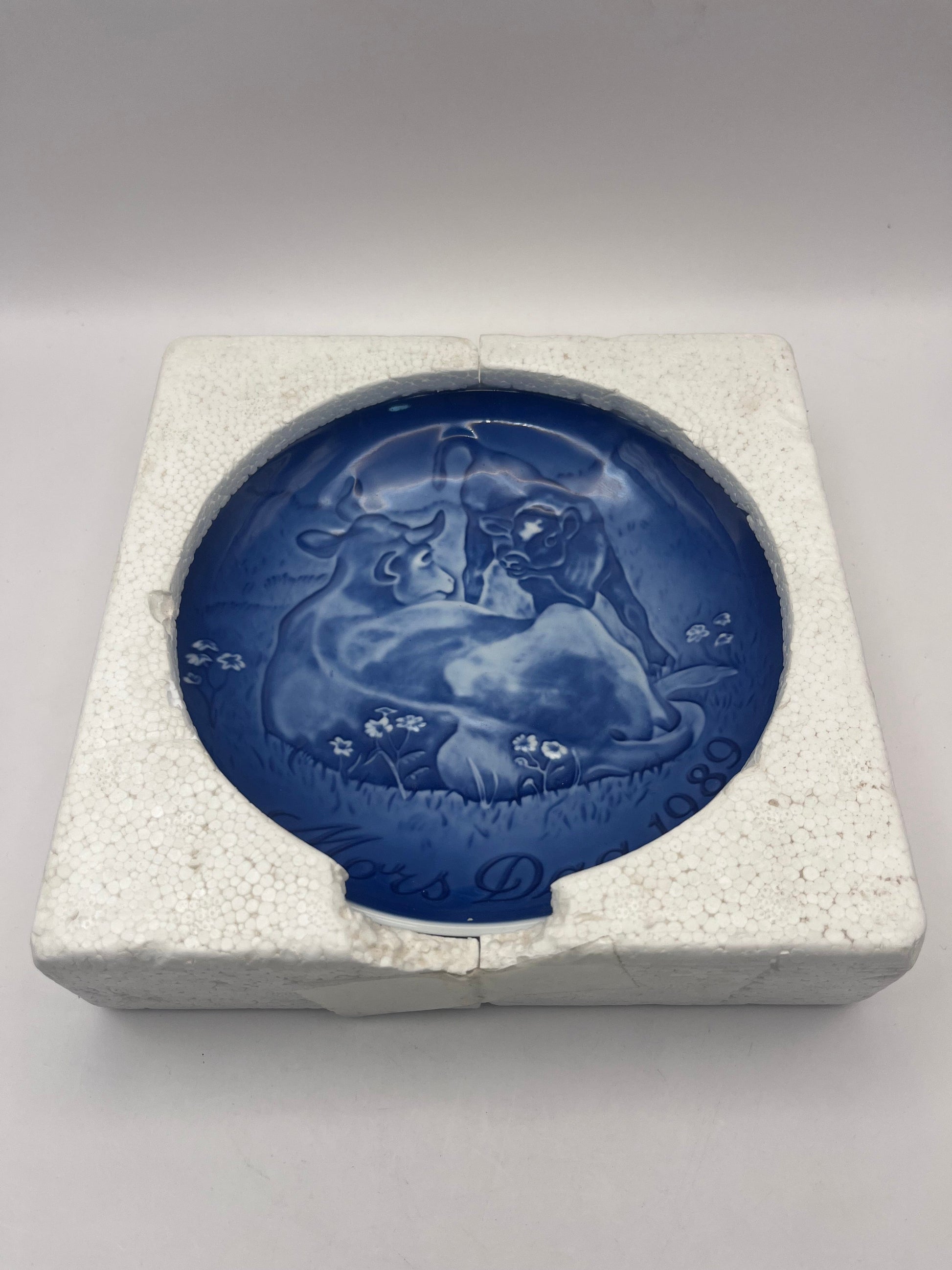 Bowerbird Cottage  Danish Mother’s Day Plate - Cow