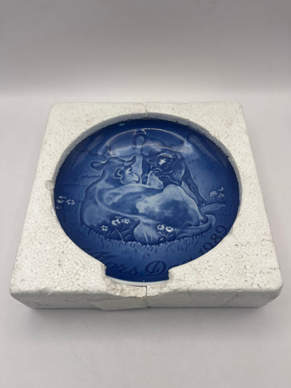 Bowerbird Cottage  Danish Mother’s Day Plate - Cow