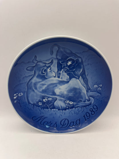Bowerbird Cottage  Danish Mother’s Day Plate - Cow