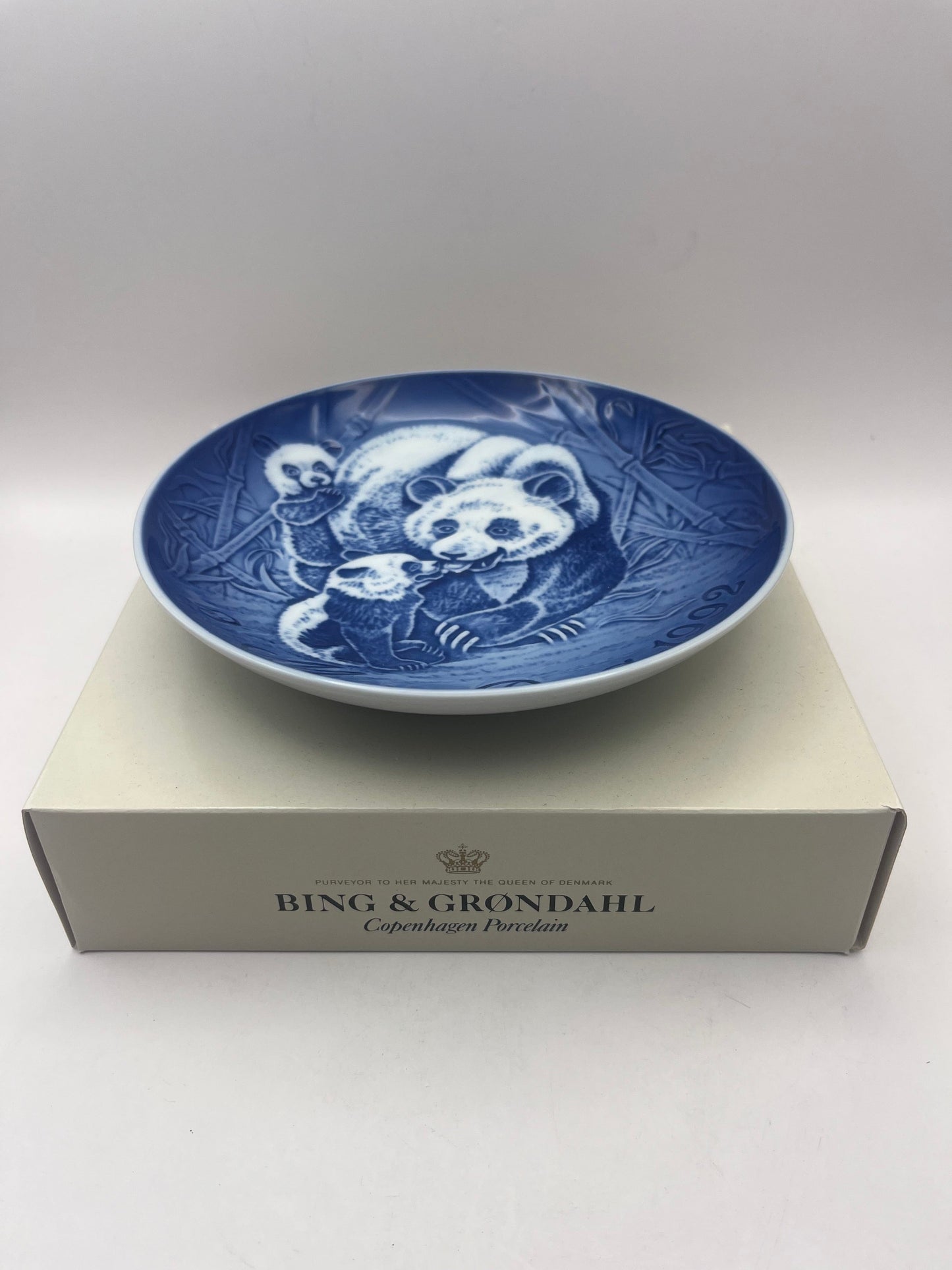 Bowerbird Cottage  Danish Mother’s Day Plate - Panda