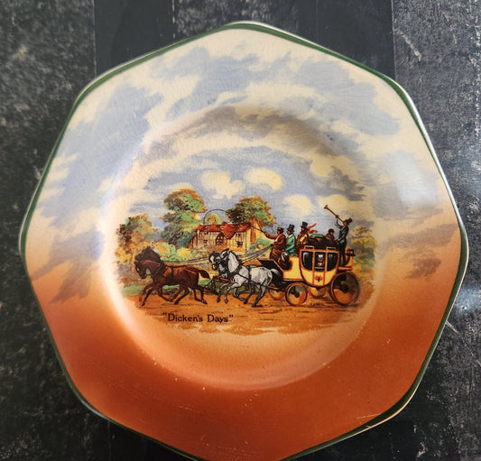 Bowerbird Cottage  Empireware Dickens Days Sideplate