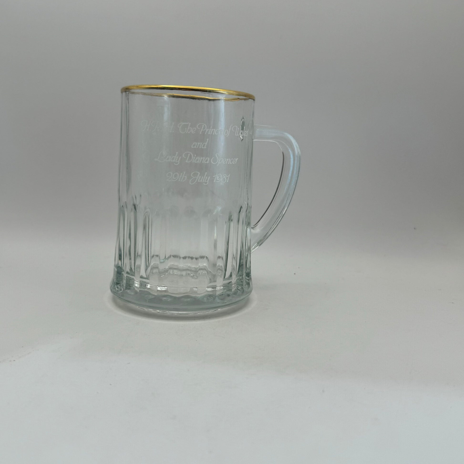 Bowerbird Cottage  H.R.H Prince Charles & Lady Diana Royal Wedding (29th July 1981) 1/2 pint glass