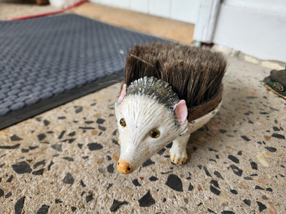 Bowerbird Cottage  Hedgehog Shoe Brush (Cast Iron)