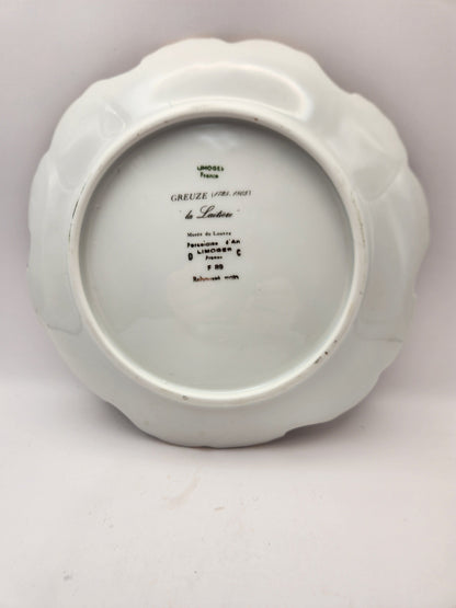 Bowerbird Cottage  Limoges 'La Laitiere' Decorative Plate (Greuze Musee de Louvre F89)