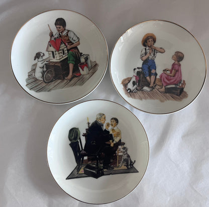 Bowerbird Cottage  Norman Rockwell Museum Collector Plates 1986