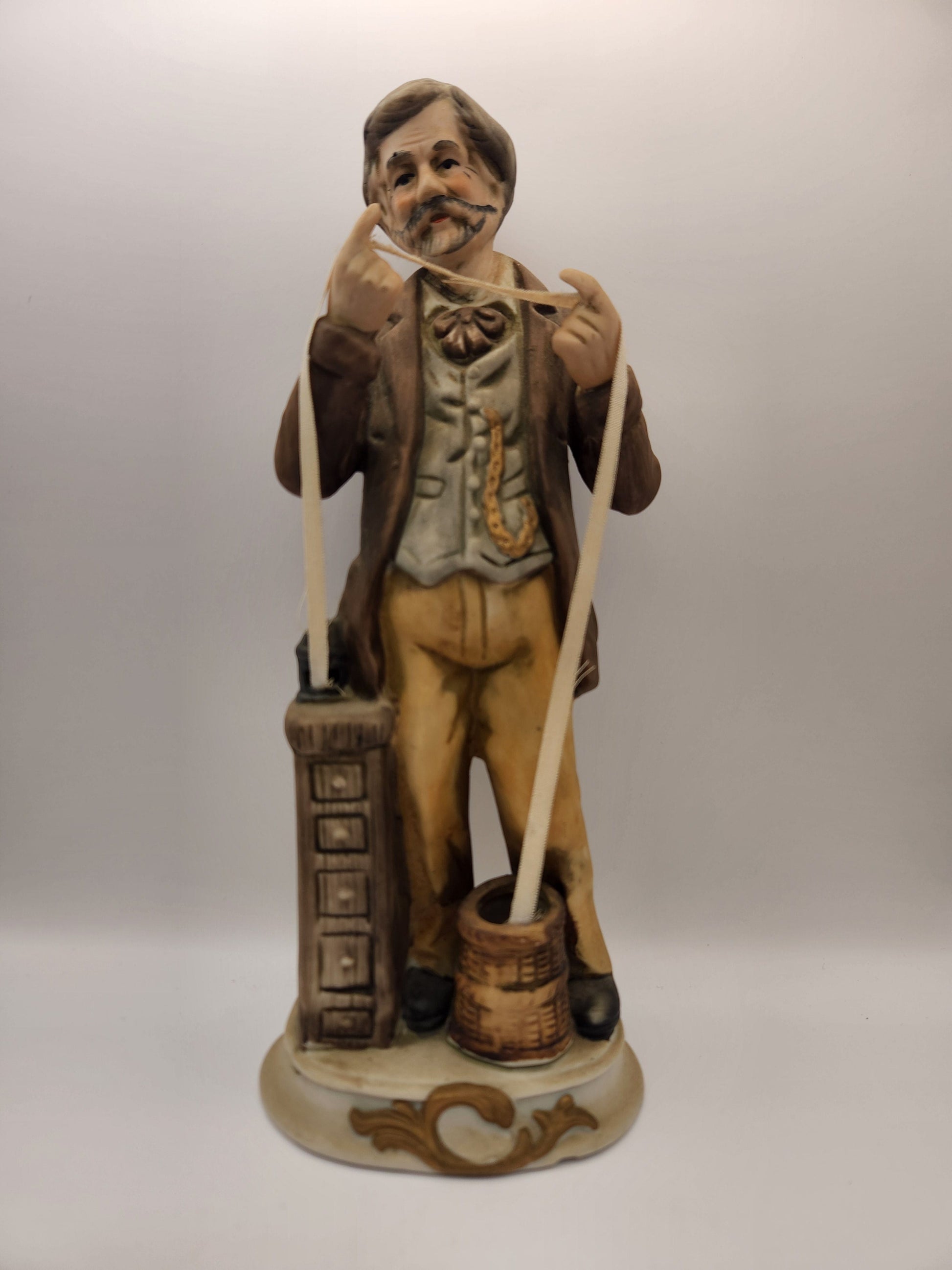 Bowerbird Cottage  Porcelain Figurine - Stock Broker