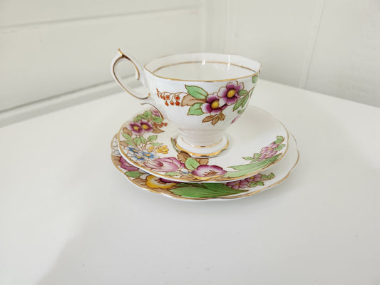 Bowerbird Cottage  Royal Albert (Bouquet) Tea Trio