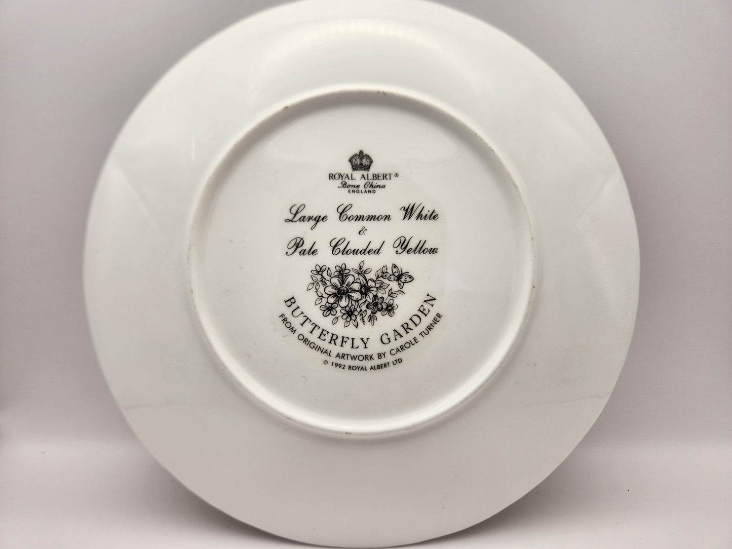 Bowerbird Cottage  Royal Albert Decorative Plate Butterfly Garden Artist: Carole Turner