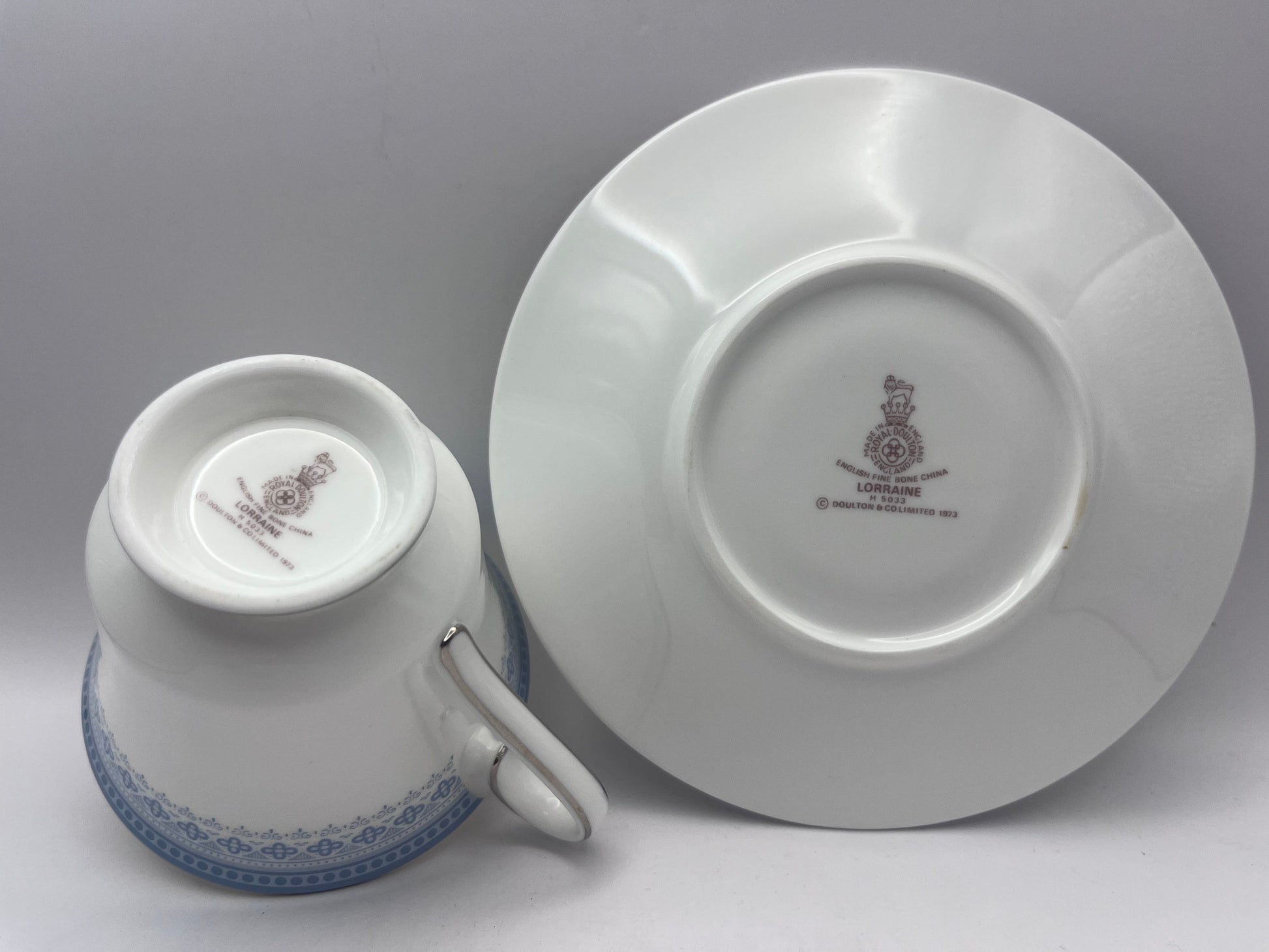 Bowerbird Cottage  Royal Doulton Lorraine Cup & Saucer set