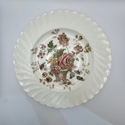 Bowerbird Cottage  Royal Staffordshire “Chelsea Rose” by Clarice Cliff - Plate