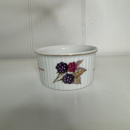Bowerbird Cottage  Royal Worcester Evesham Ramekin Dish