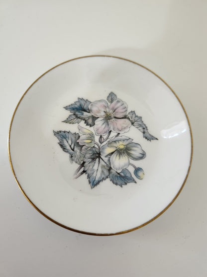 Bowerbird Cottage  Royal Worcester- Pin / Butter Dish