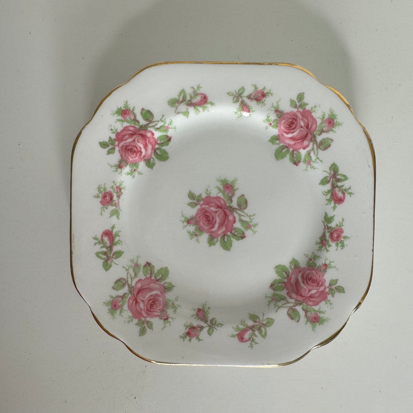 Bowerbird Cottage  Stanley Fine Bone China Floral Side Plate (4)