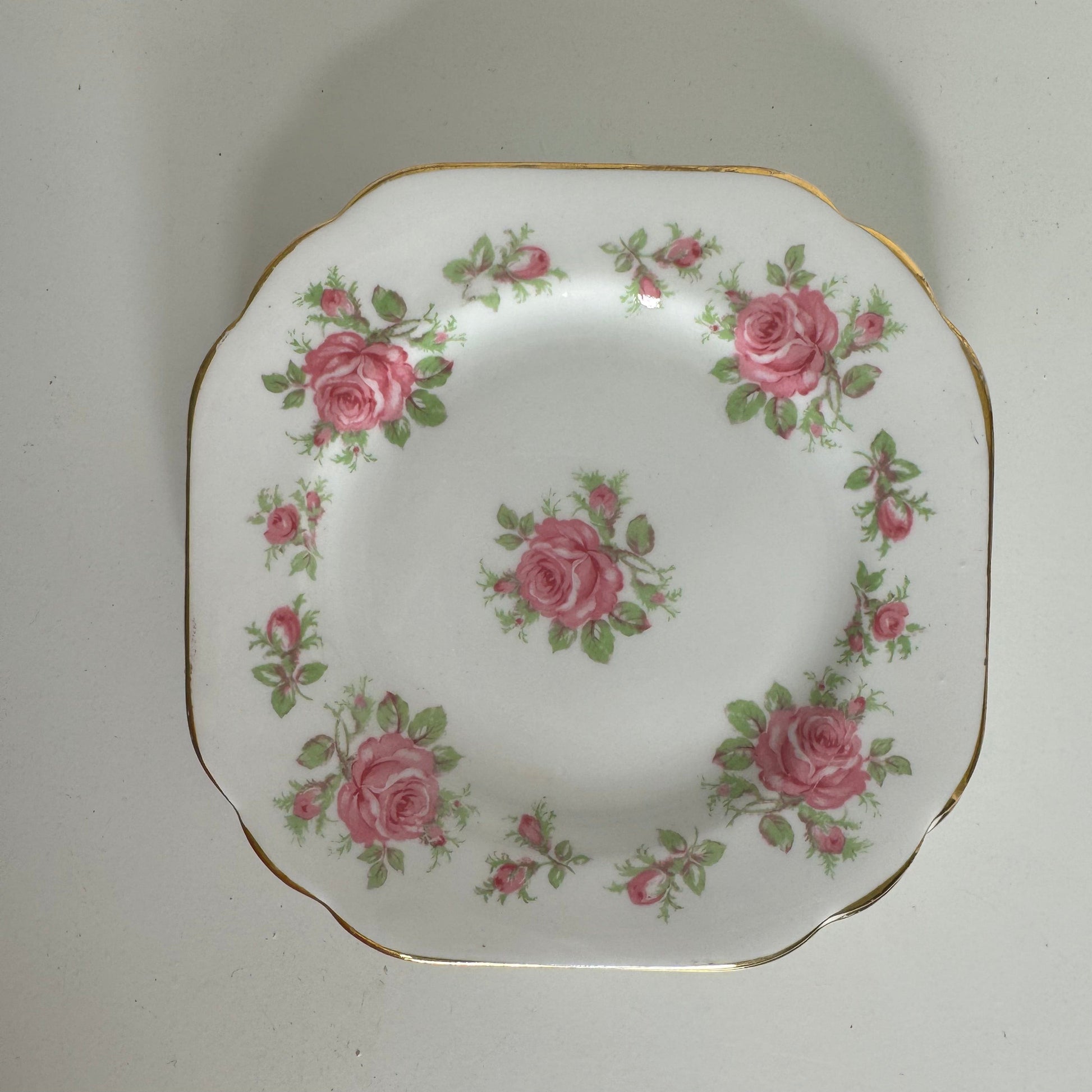 Bowerbird Cottage  Stanley Fine Bone China Floral Side Plate (4)