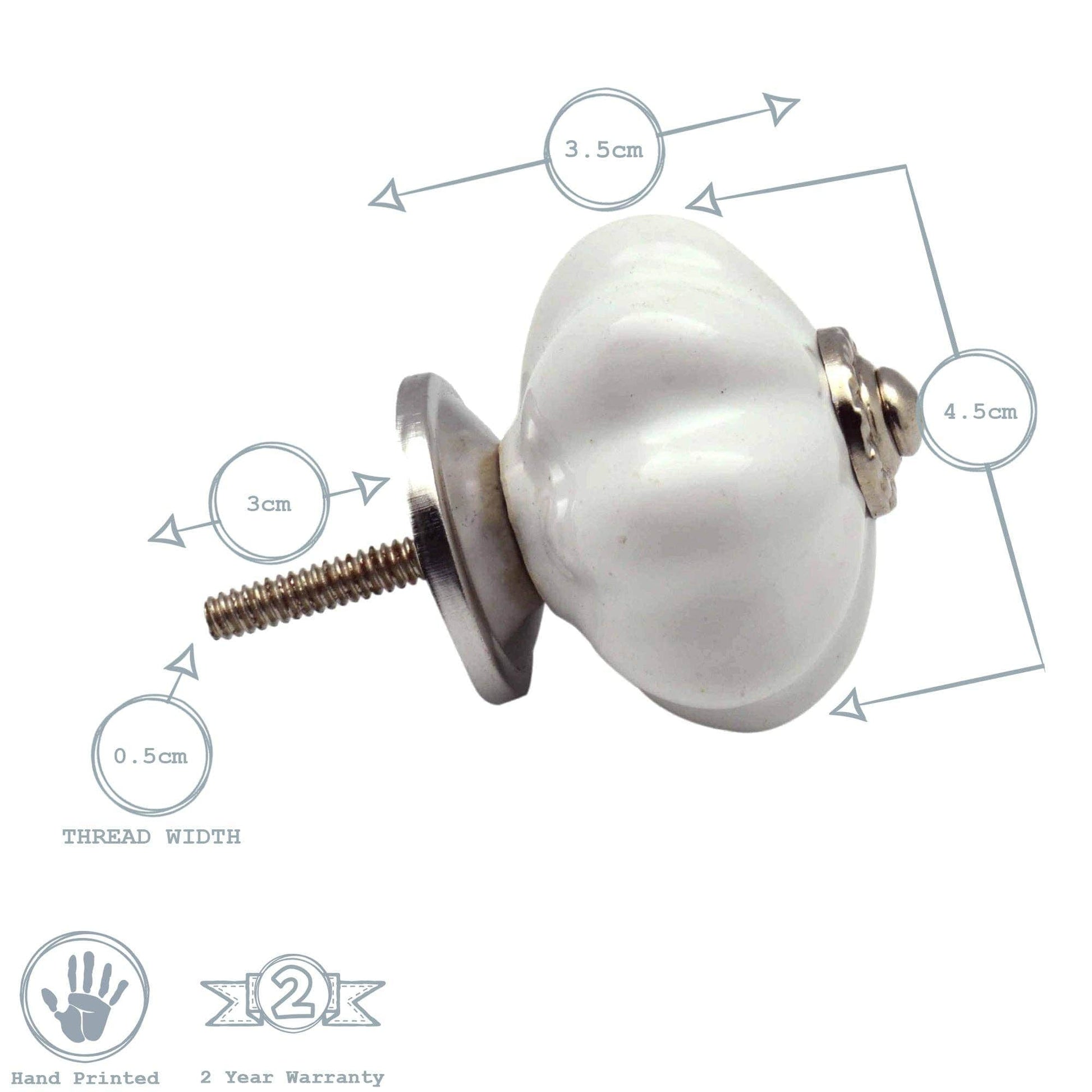 Rinkit Pty Ltd Ceramic Drawer Knob - Solid Flower - Black TR-NS-DK143