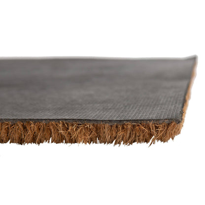 Rinkit Pty Ltd Nicola Spring Coir Double Door Mat - 120 x 40cm - Grey Inset TR-NS-PH202447