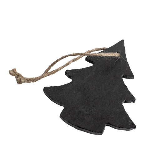 Rinkit Pty Ltd Slate Christmas Tree Decoration - Pine - By Nicola Spring TR-NS-PH441
