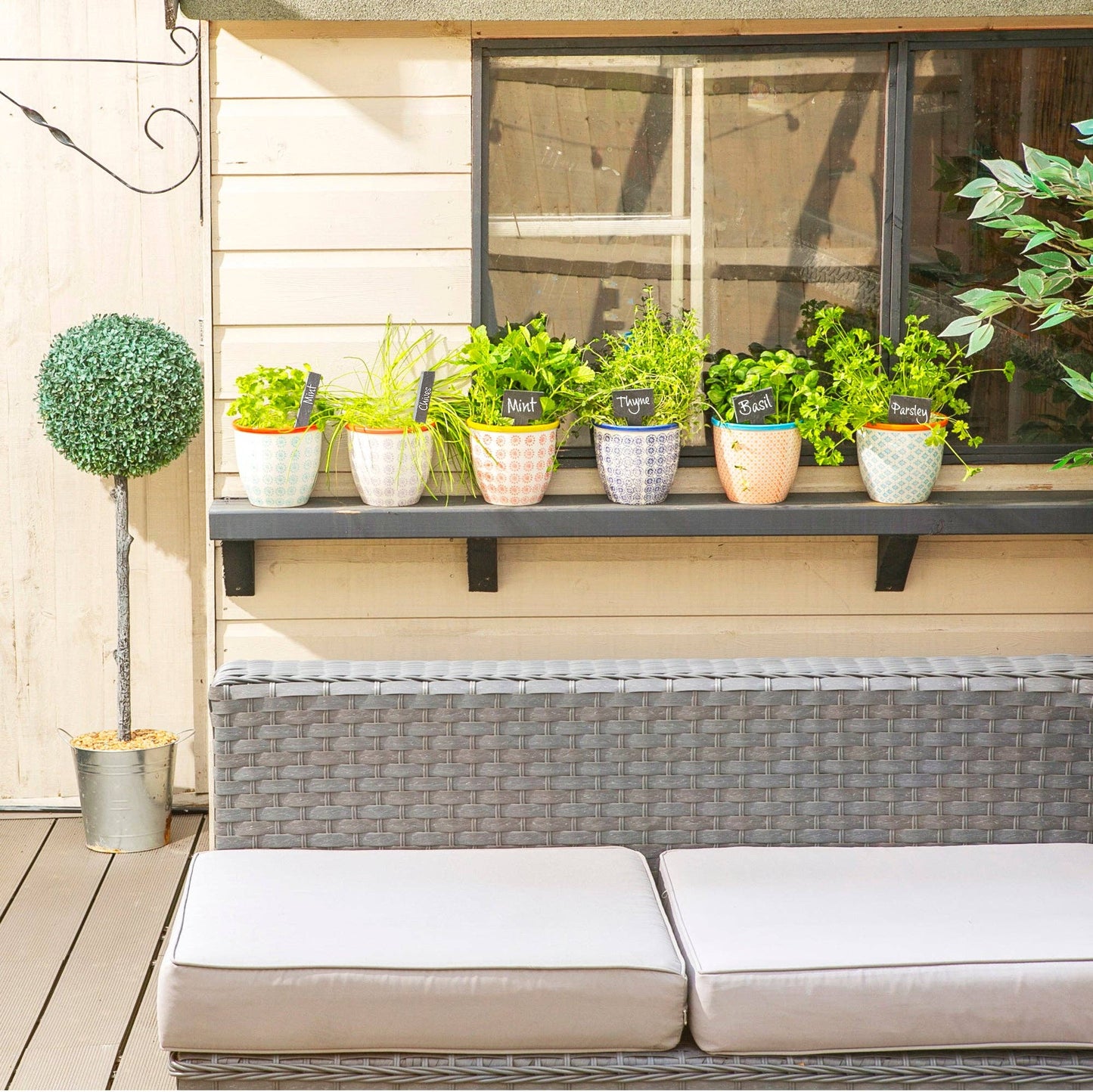 Rinkit Pty Ltd Slate Plant Marker - 2cm x 15.5cm - By Nicola Spring TR-NS-PH435