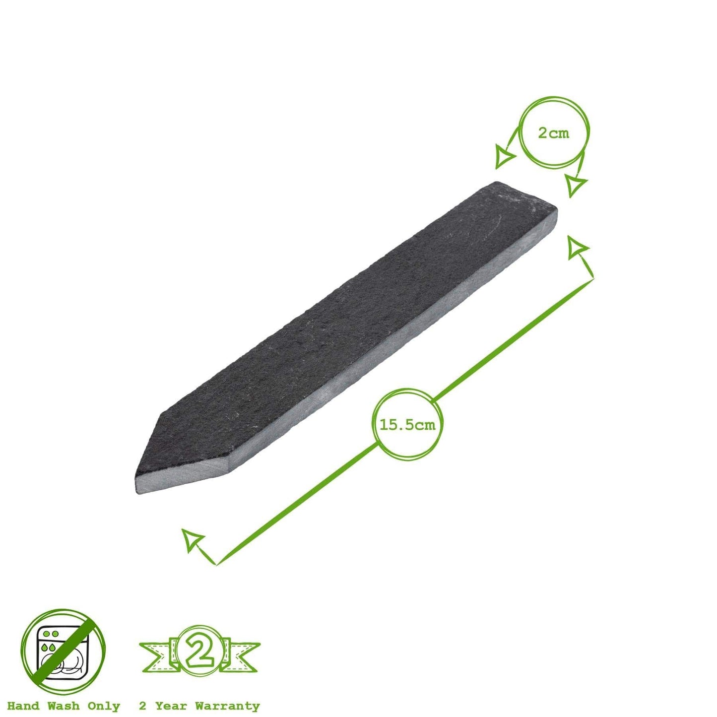 Rinkit Pty Ltd Slate Plant Marker - 2cm x 15.5cm - By Nicola Spring TR-NS-PH435