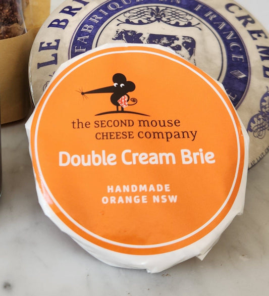 Second Mouse Cheese Cheese - Double Cream Brie (In store only)  Price by weight (120 - 150g ave)