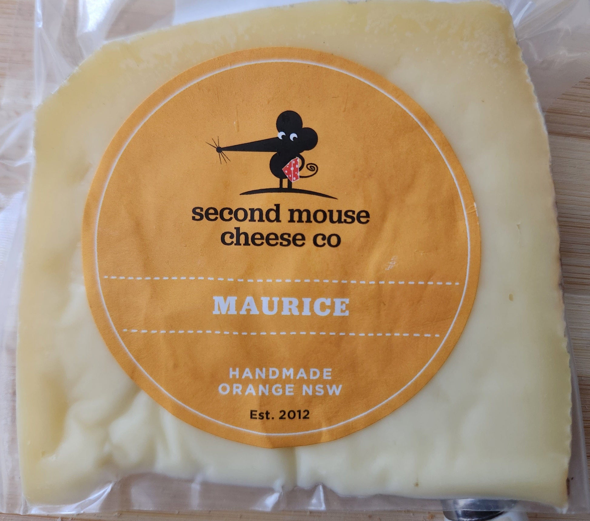 Second Mouse Cheese Cheese - Maurice (Alpine Farmhouse) (Instore only) Price by weight (120- 150gm ave)